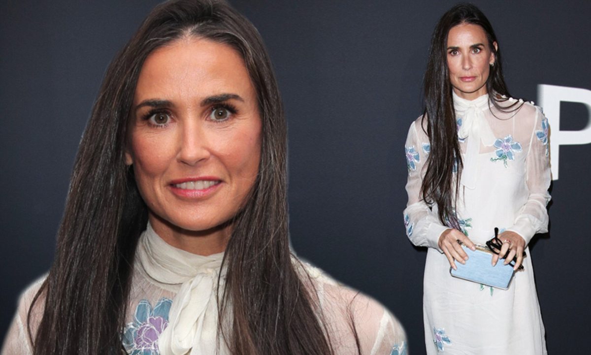 demi-moore-com-scarpin-e-meias-curtas